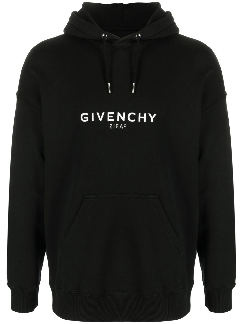 Givenchy logo-print long-sleeve hoodie - Black