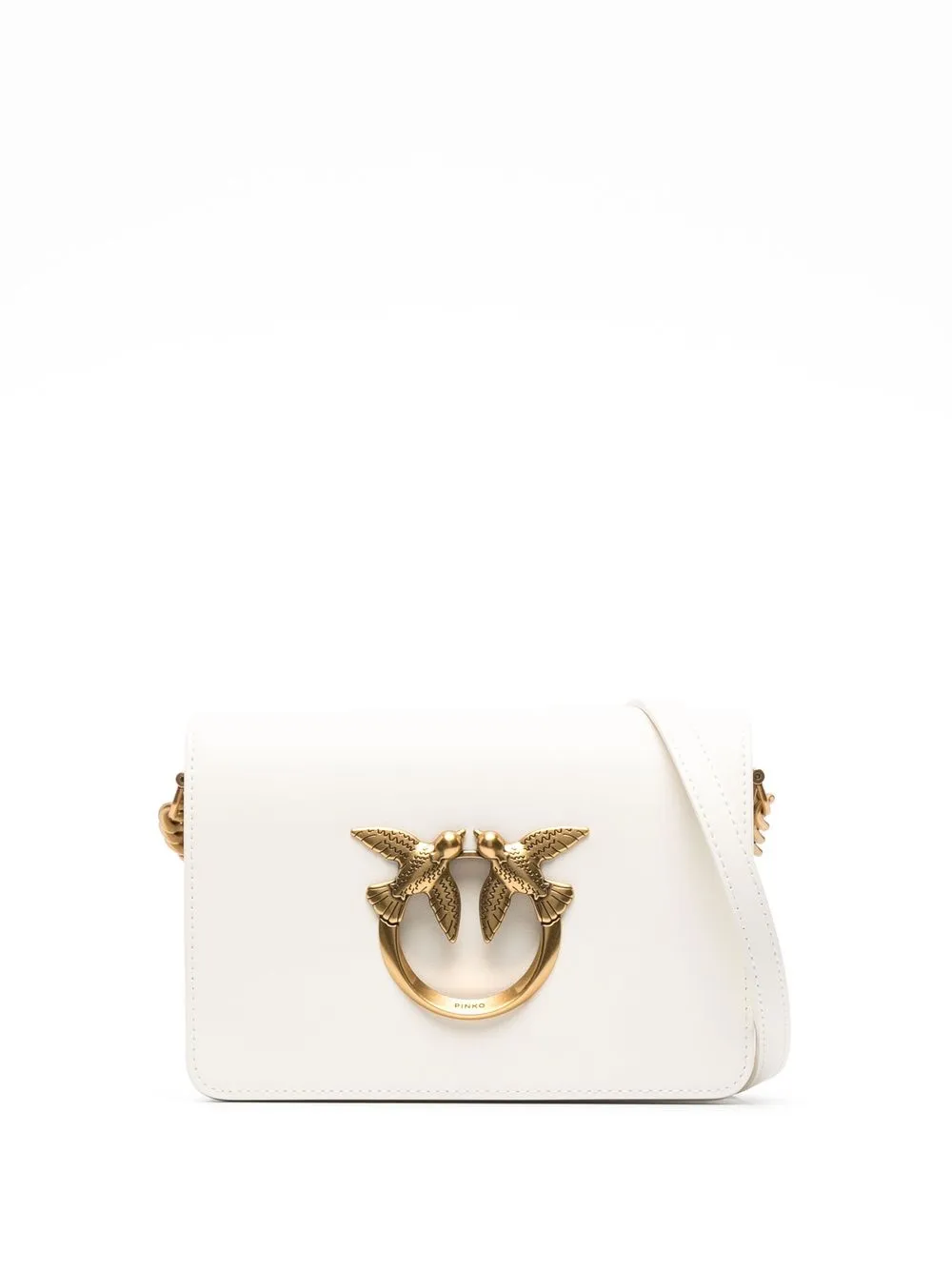 

PINKO logo crossbody bag - White