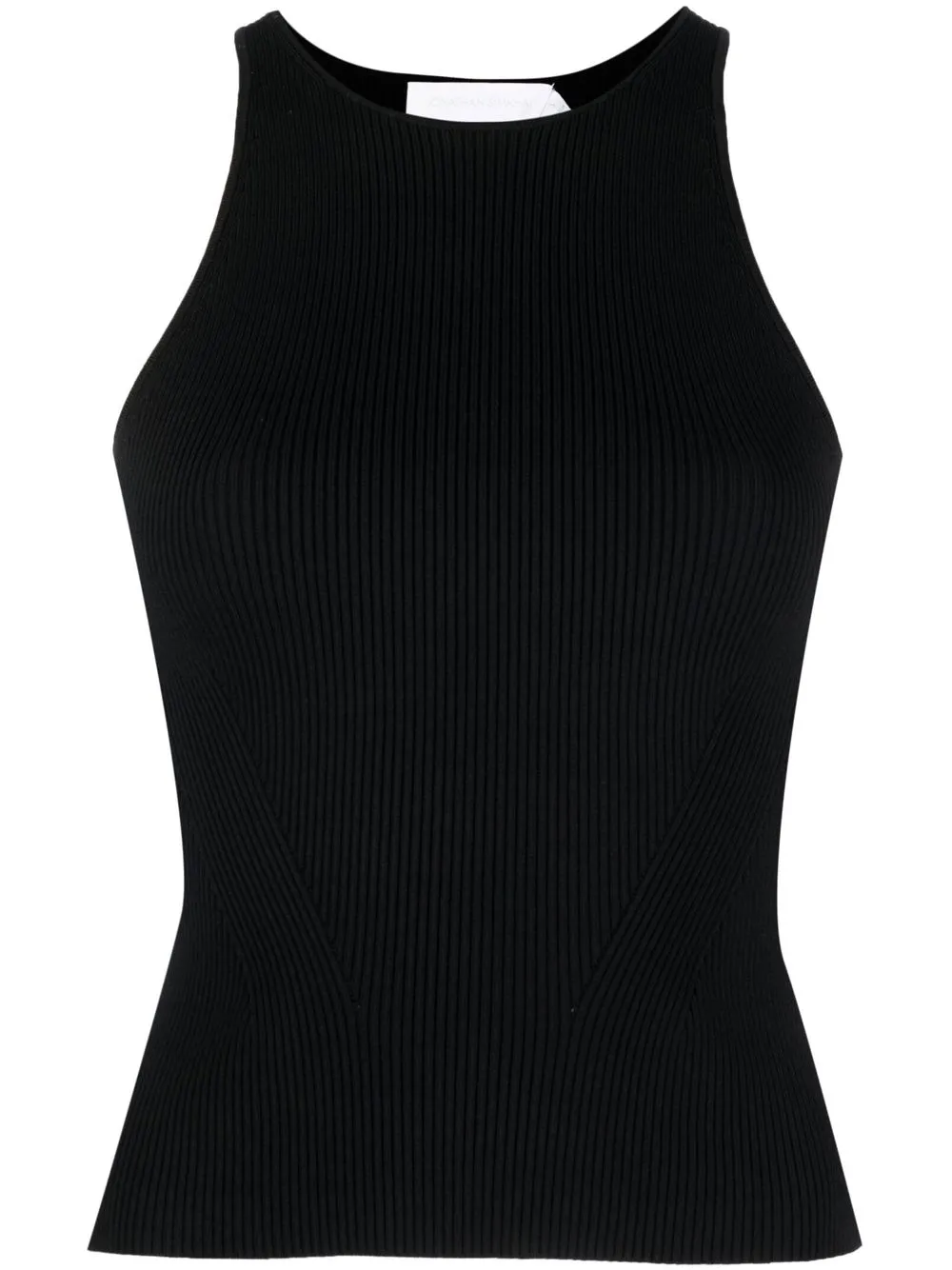 

Simkhai ribbed-knit racerback top - Black