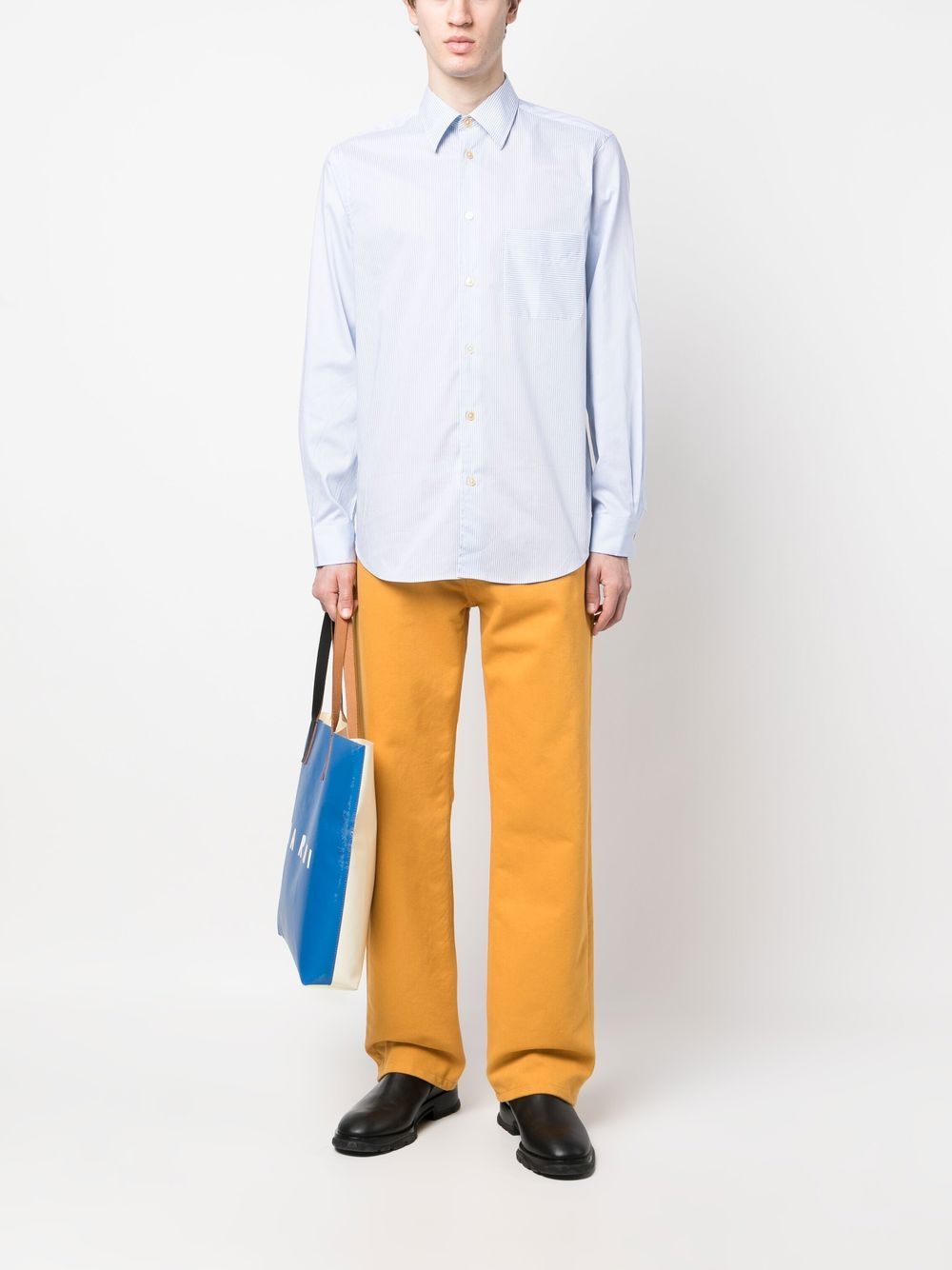 Paul Smith Gestreept overhemd - Blauw