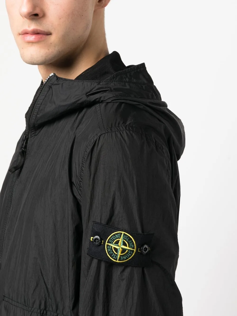 Stone Island ジップアップ フーデッドジャケット - Farfetch