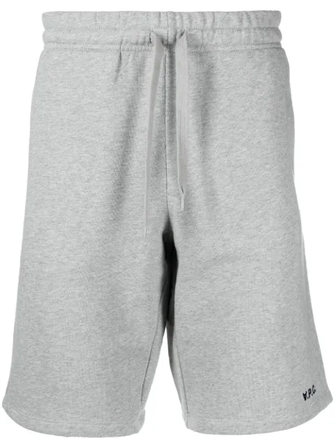 A.P.C. drawstring-waist track shorts