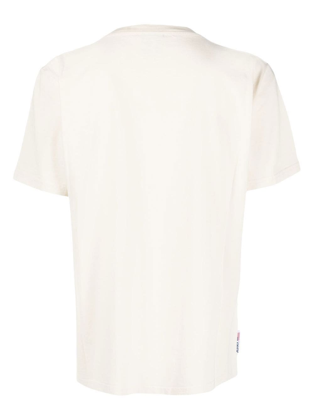 Shop Autry Logo-print Short-sleeved T-shirt In White