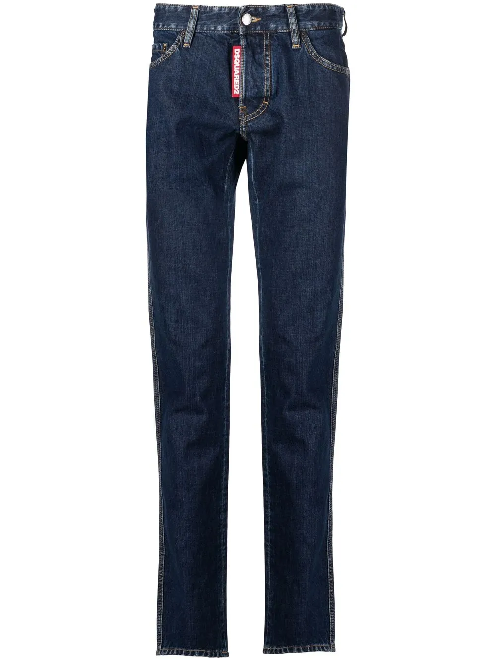 

Dsquared2 jeans slim con tiro bajo - Azul