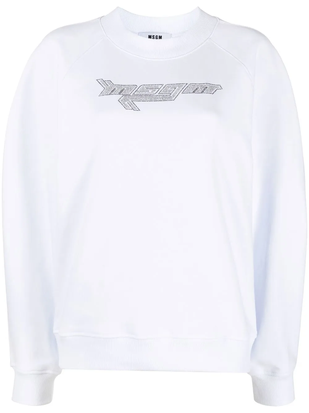 

MSGM logo-print sweatshirt - White