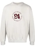 Sporty & Rich logo-print crew-neck sweatshirt - Grey