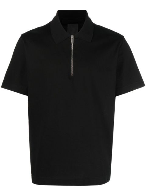 Givenchy half-zip cotton polo top Men