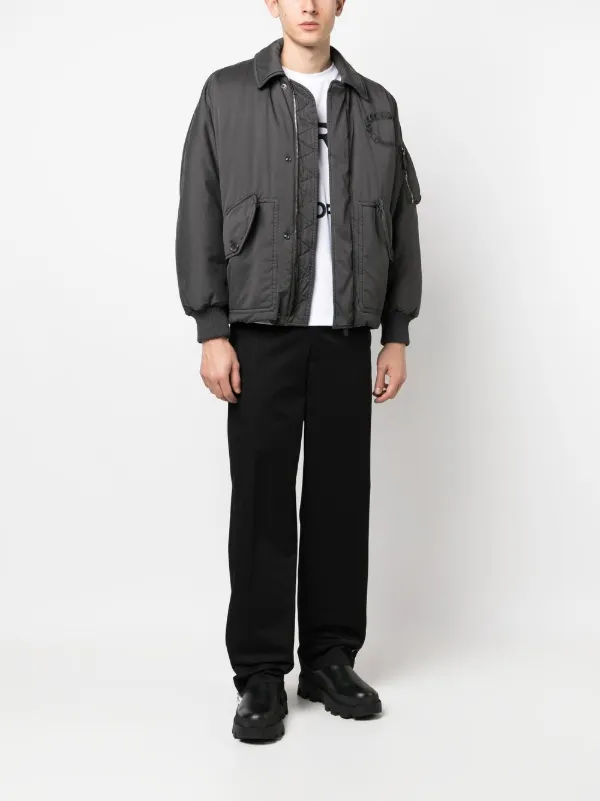 Burberry ボンバージャケット | グレー | FARFETCH JP