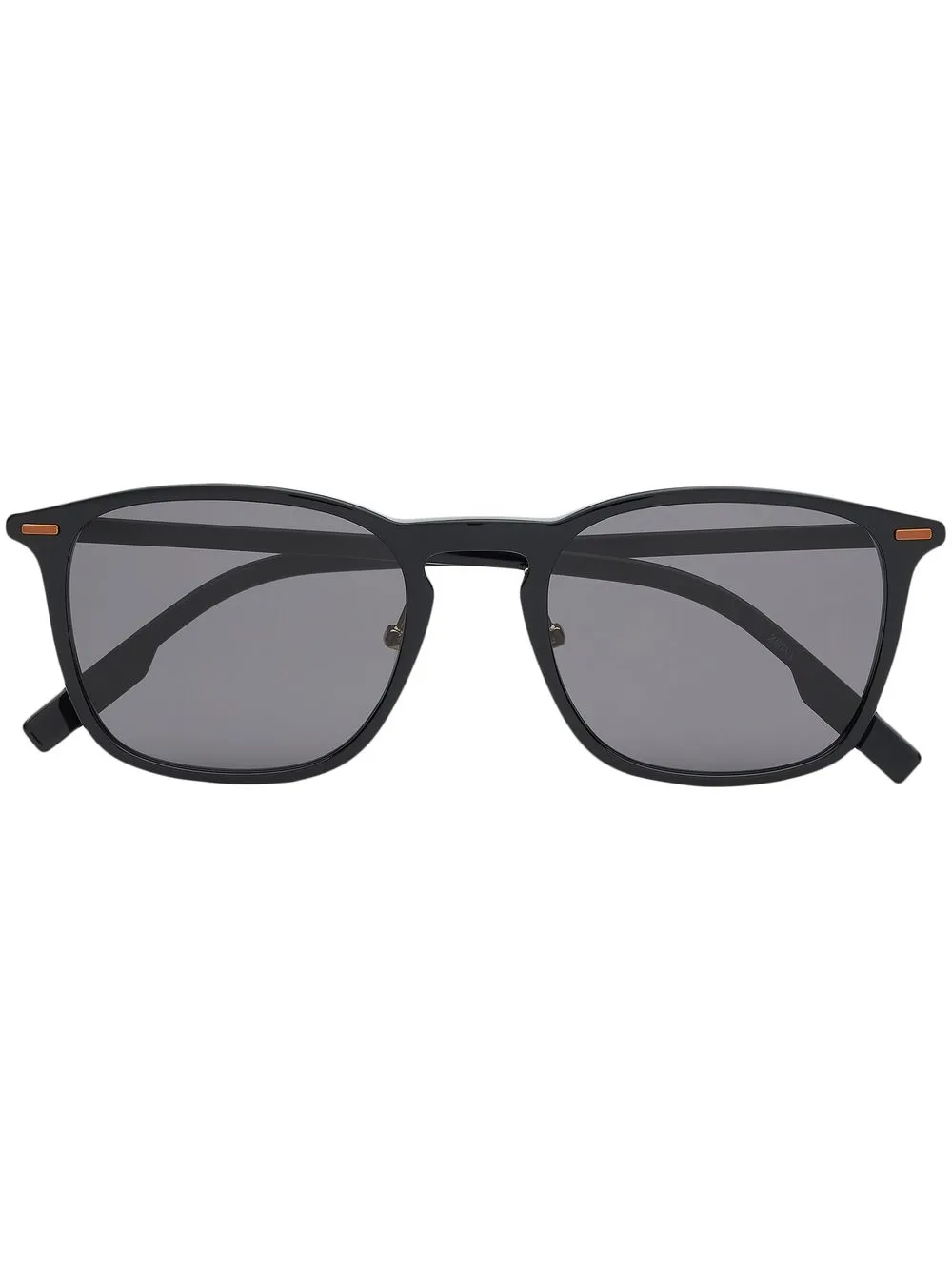 

Zegna lentes de sol con armazón cuadrada - Negro