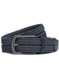 Zegna braided canvas belt - Blue