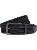 Zegna braided canvas belt - Blue