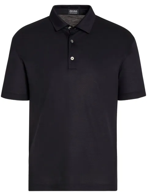 Zegna playera tipo polo manga corta