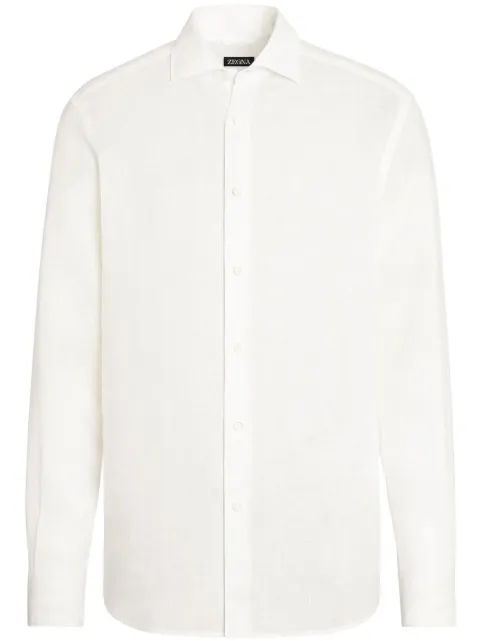 Zegna Pure Linen long-sleeve shirt
