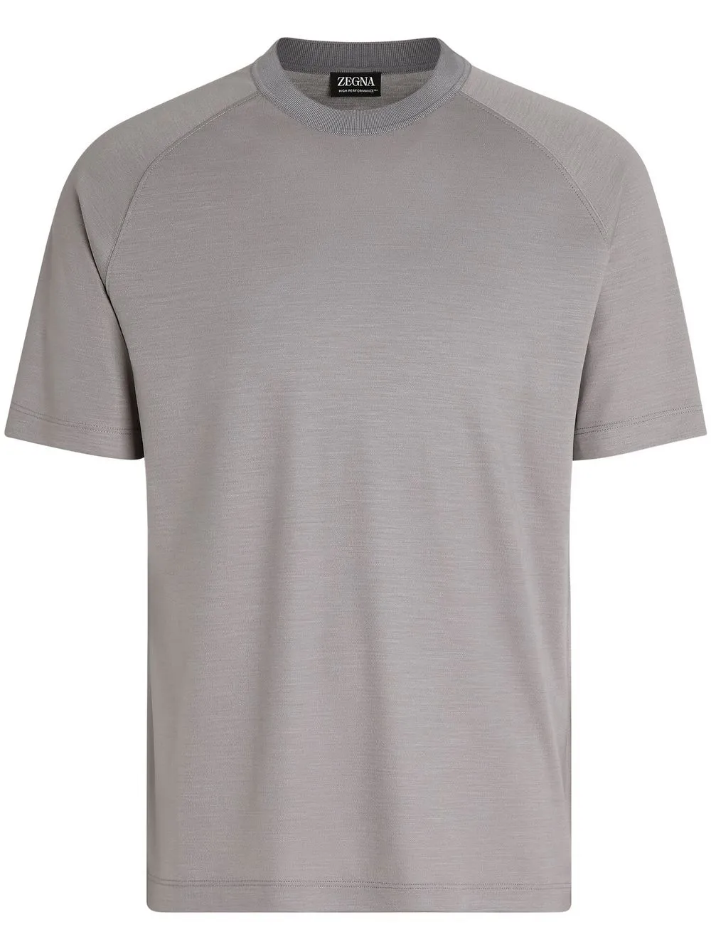 

Zegna playera corta con mangas raglán - Gris