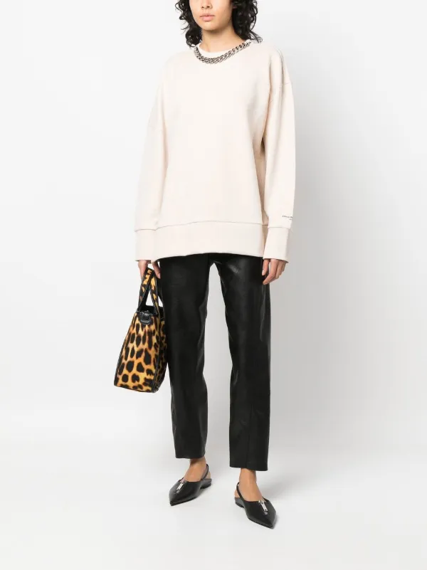 Stella McCartney chain-link Cotton Sweatshirt - Farfetch