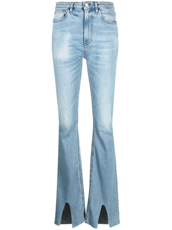 3x1 Ankle Slit Flared Jeans - Farfetch