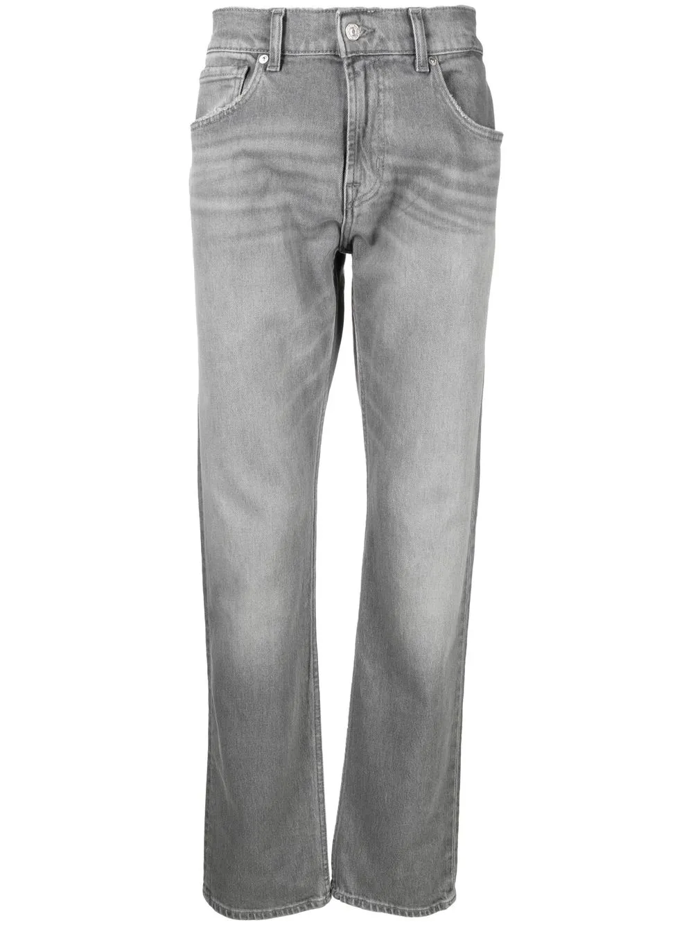 

7 For All Mankind jeans The Straight Whisper - Gris