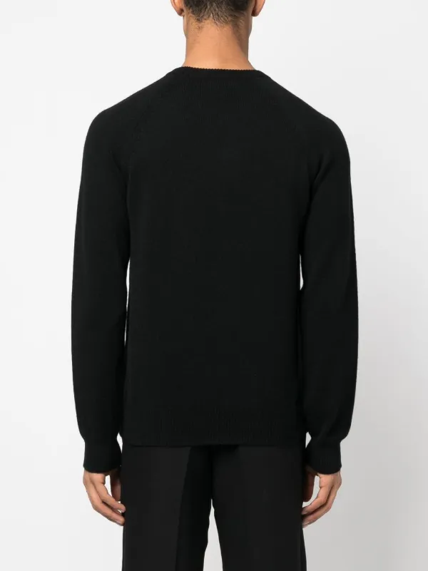 トムフォード ブラック ブルゾン/セーター TOM FORD トム・フォード クルーネック カシミアセーター | ブラック