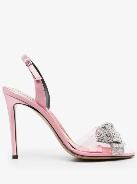 Alexandre Vauthier bow-detail open-toe 105mm sandals