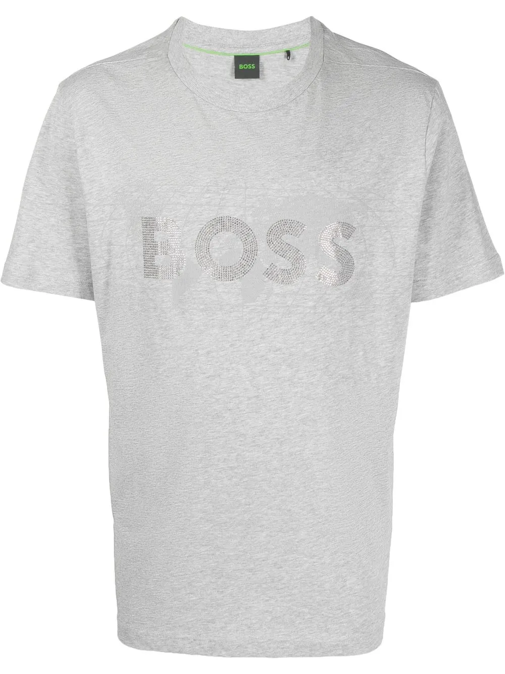 

BOSS logo-embellished short-sleeve T-shirt - Grey