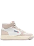 Autry logo-patch high-top sneakers - White