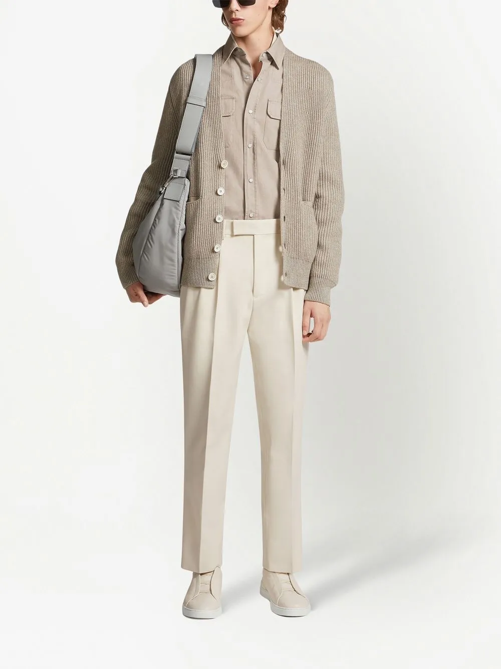 Zegna Straight broek - Wit
