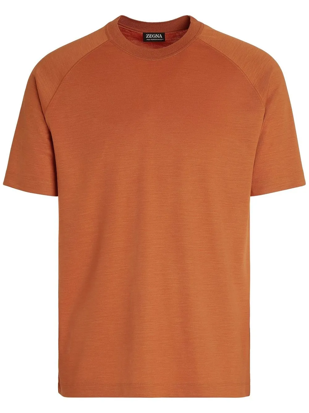 

Zegna playera tejida manga corta - Naranja