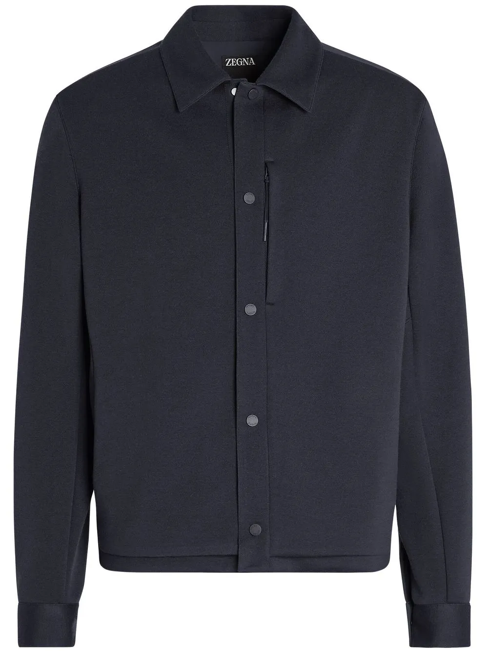 

Zegna sobrecamisa con botones - Azul