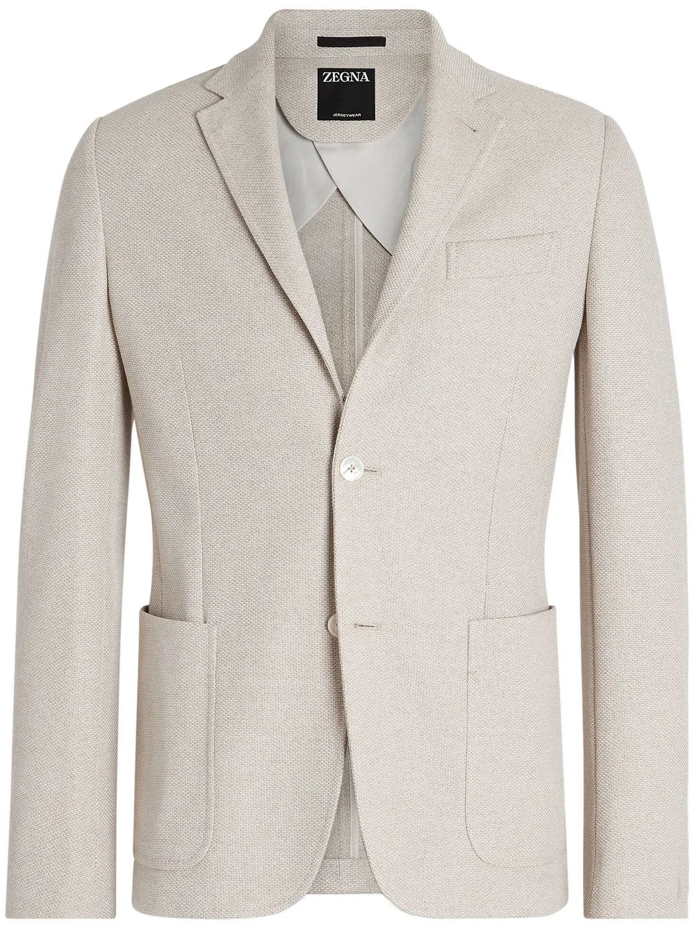 

Zegna blazer ajustado con botones - Neutro