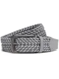 Zegna braided canvas belt - Grey