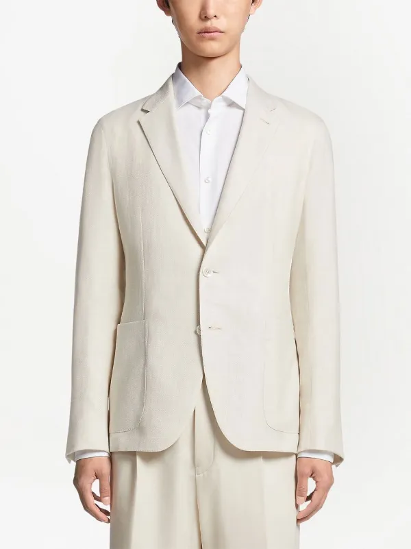 Zegna best sale linen blazer