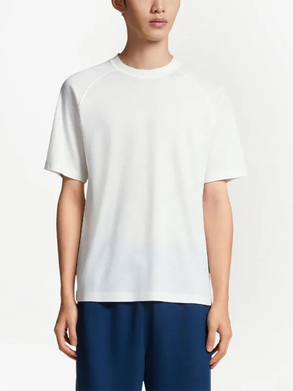 Zegna High Performance Wool T-shirt | White | FARFETCH JO