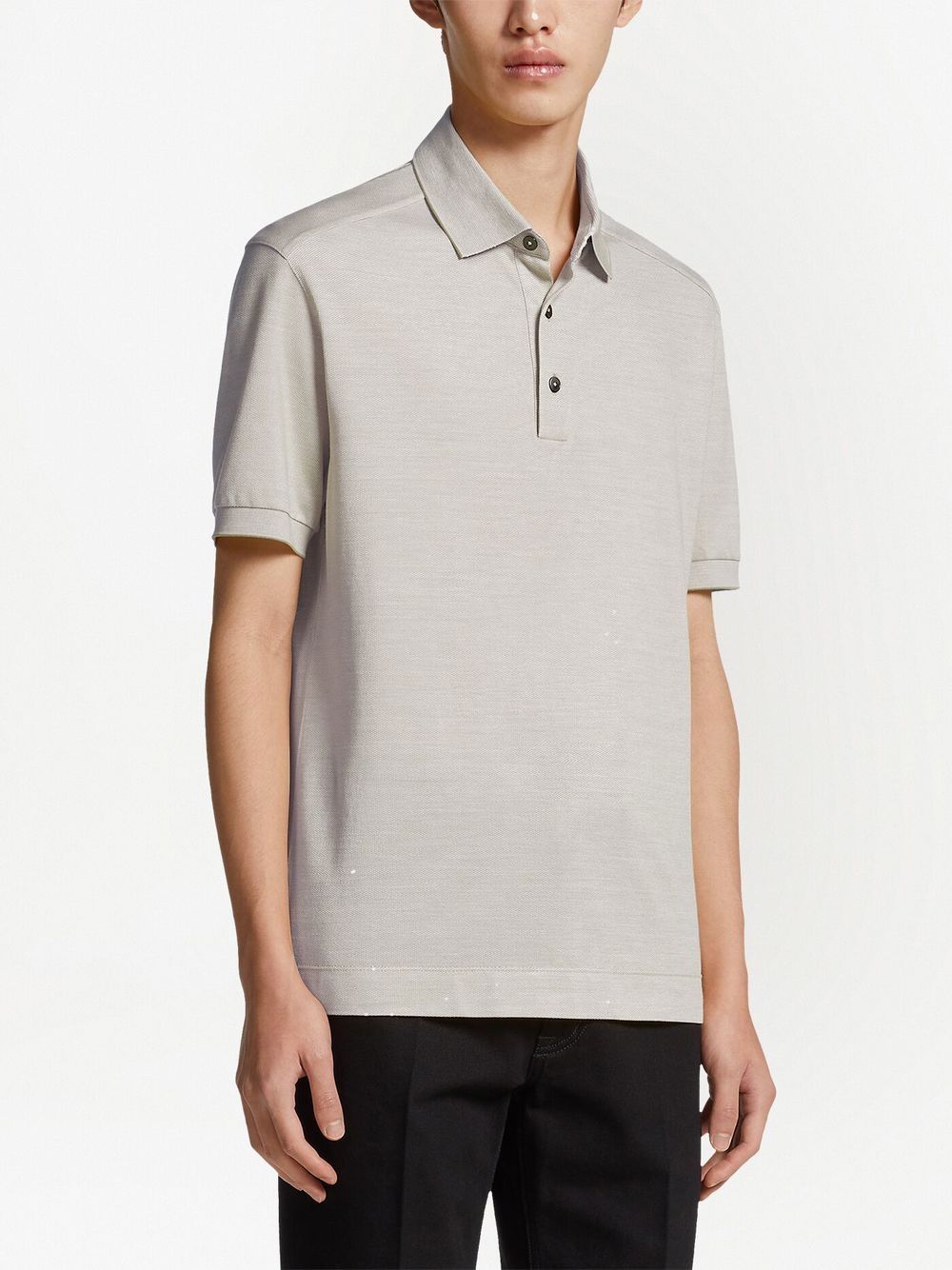 Zegna Poloshirt met korte mouwen - Beige