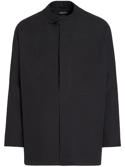 Zegna Hemd mit Kordelzug