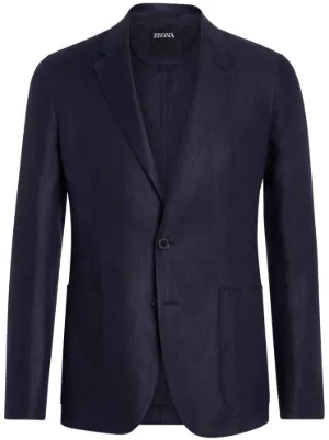Zegna Trofeo シアサッカージャケット | ブルー | FARFETCH JP