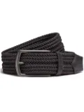 Zegna braided canvas belt - Brown