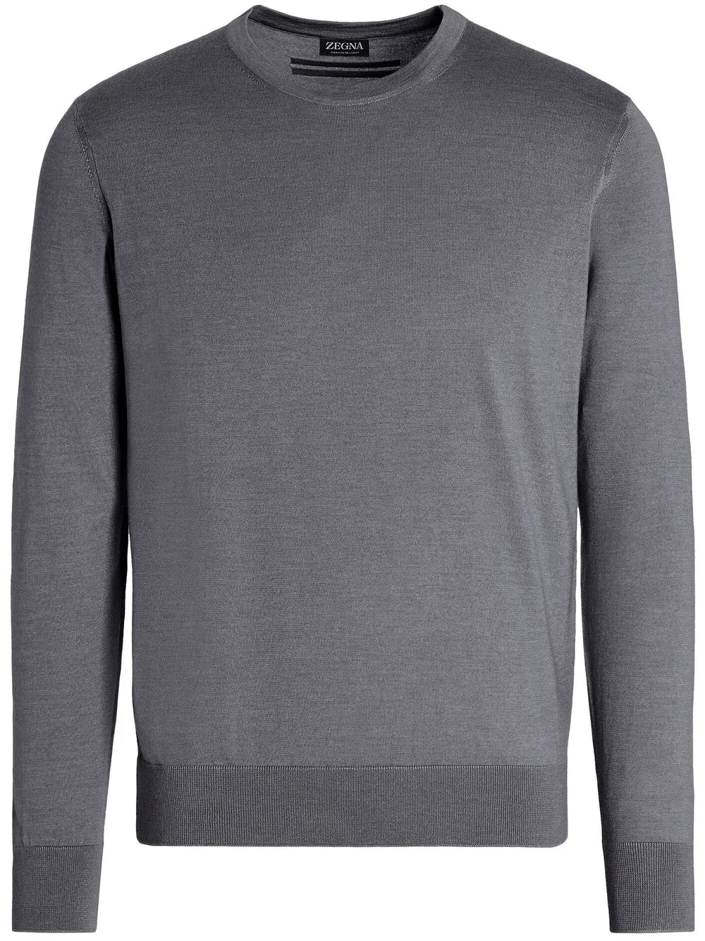 

Zegna Cashseta knitted crew-neck jumper - Grey