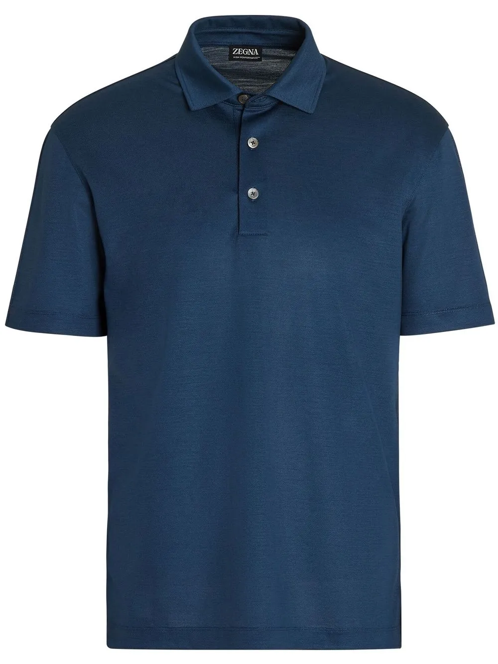 

Zegna playera tipo polo manga corta - Azul