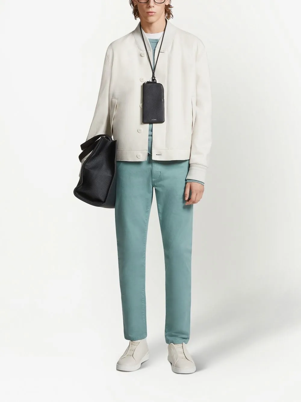 Zegna straight-leg denim jeans - Groen