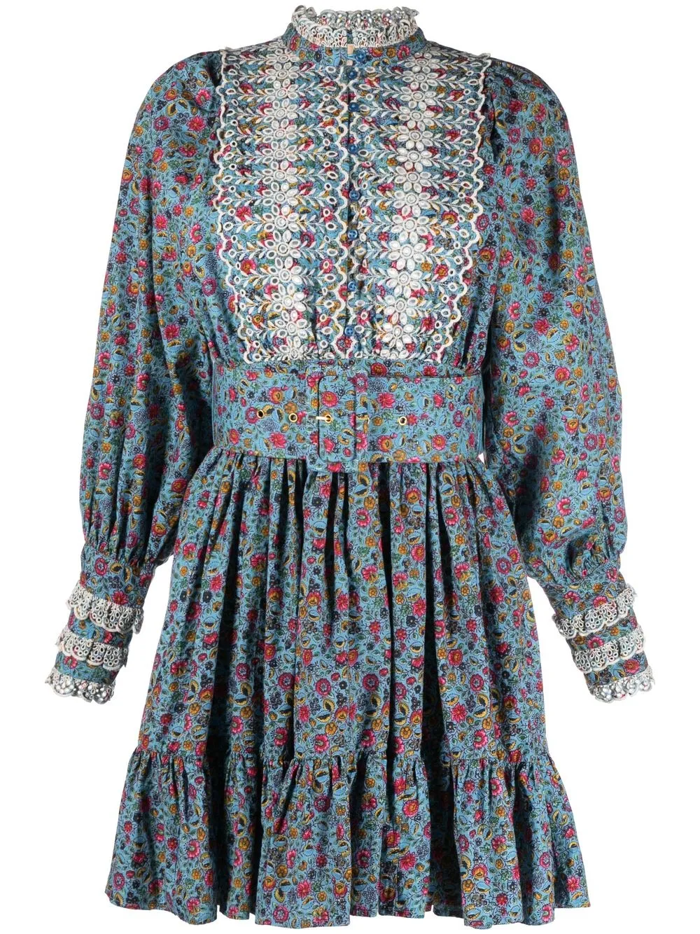 

byTiMo floral-print dress - Blue