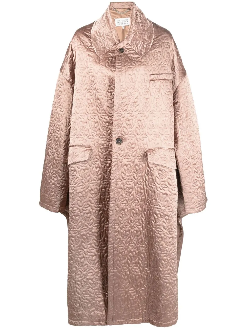 Maison Margiela single-breasted Quilted Satin Coat - Farfetch