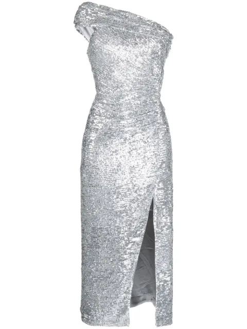 Simkhai Zay Hammered sequin-embellished dress 