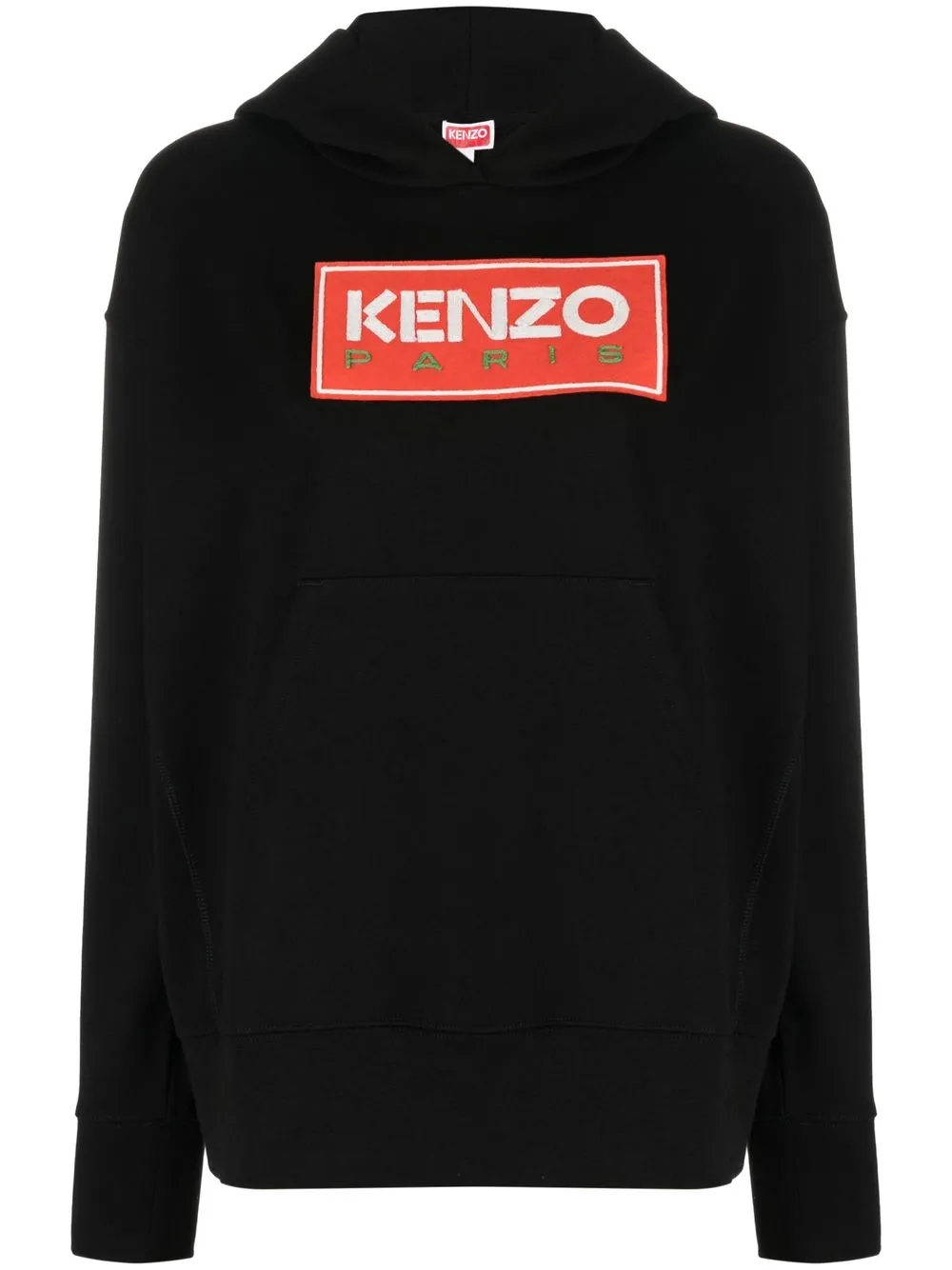 

Kenzo logo-print cotton hoodie - Black