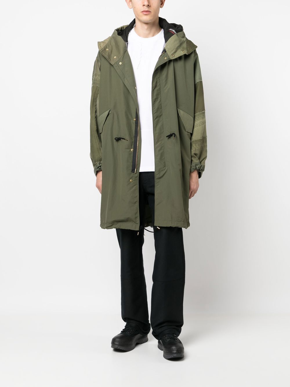 Children Of The Discordance Parka met trekkoord - Groen