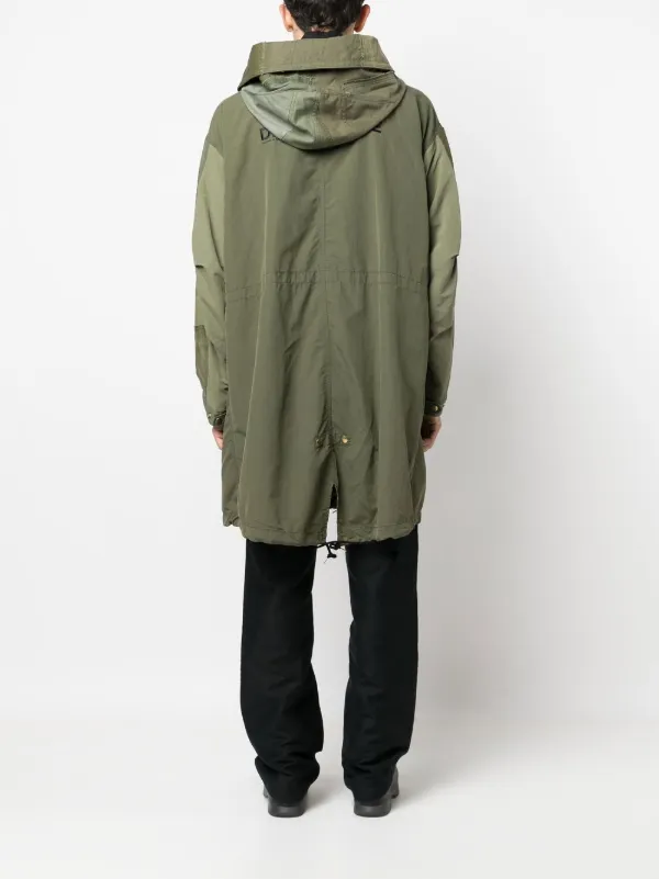 Drawstring hot sale hooded parka