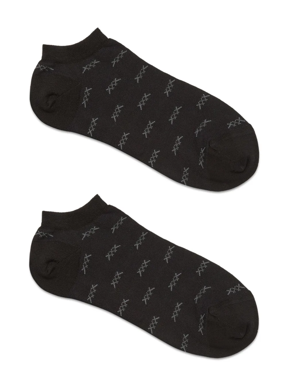 Zegna Triple Stitch cotton-blend socks Zwart