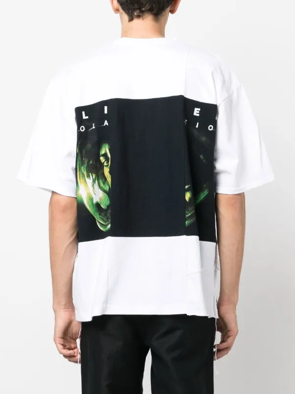 Children Of The Discordance graphic-print Patchwork T-shirt Children Of The Discordance graphic-print Patchwork T-shirt