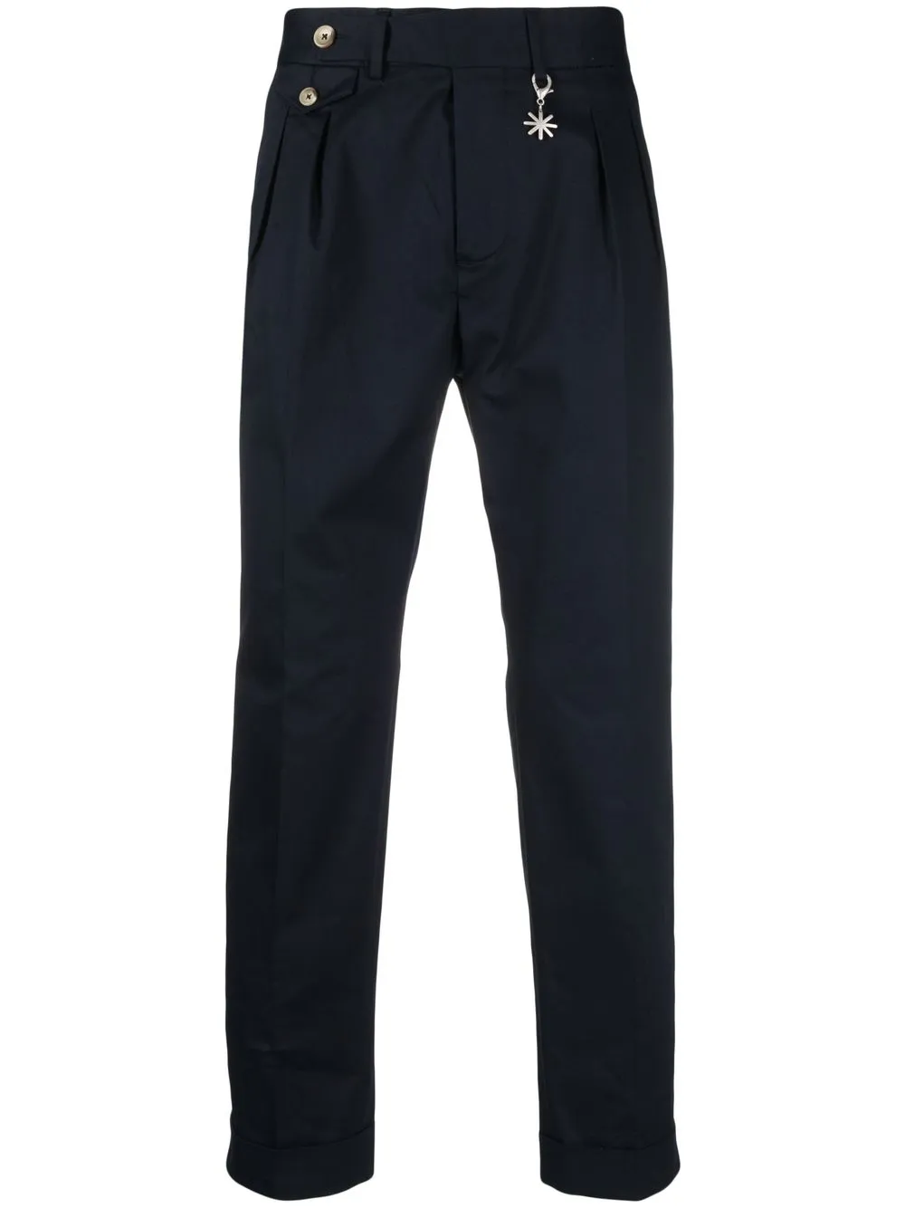 

Manuel Ritz pantalones chinos con detalle de dije - Azul