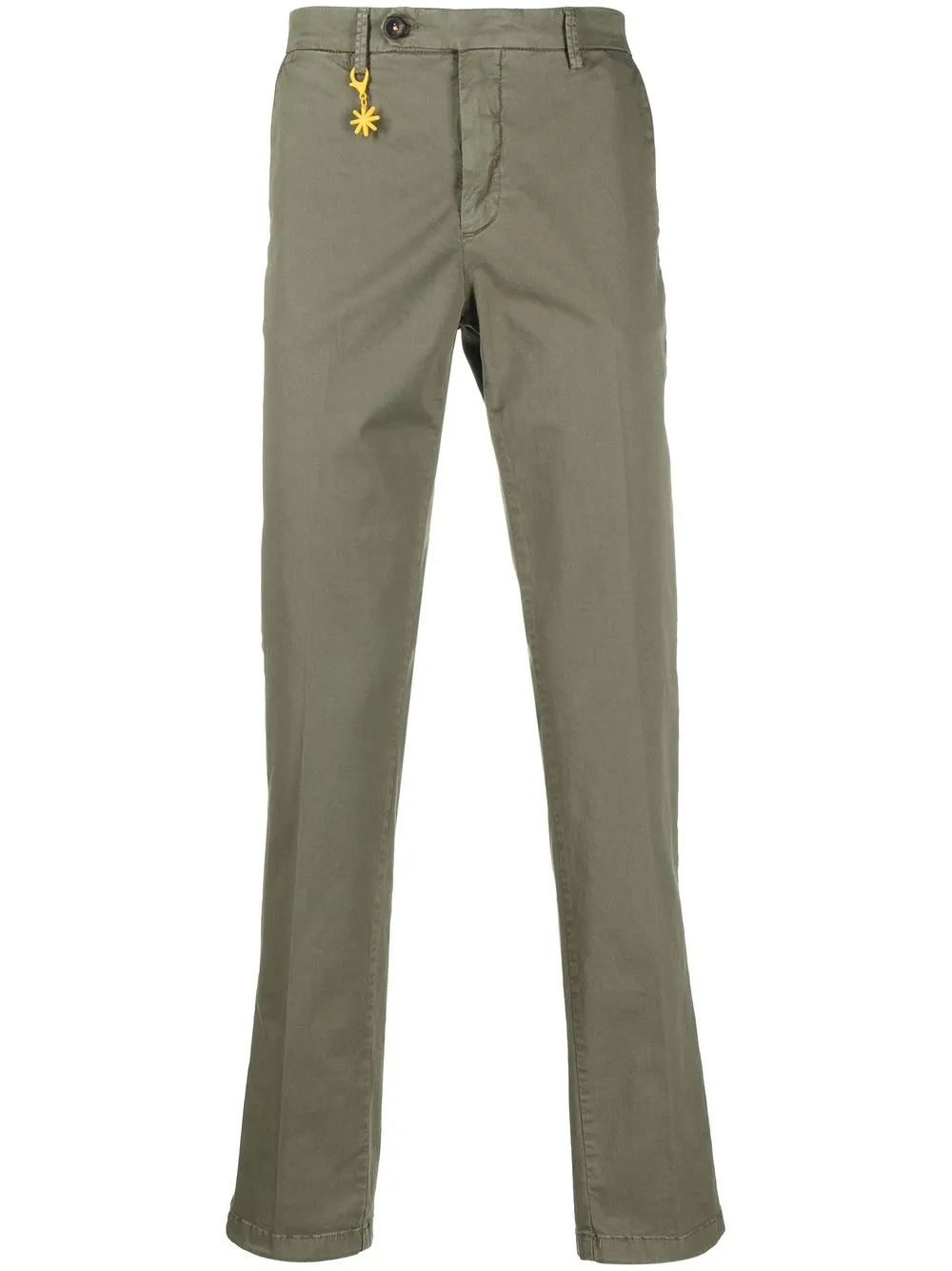 

Manuel Ritz charm-detail four-pocket chinos - Green