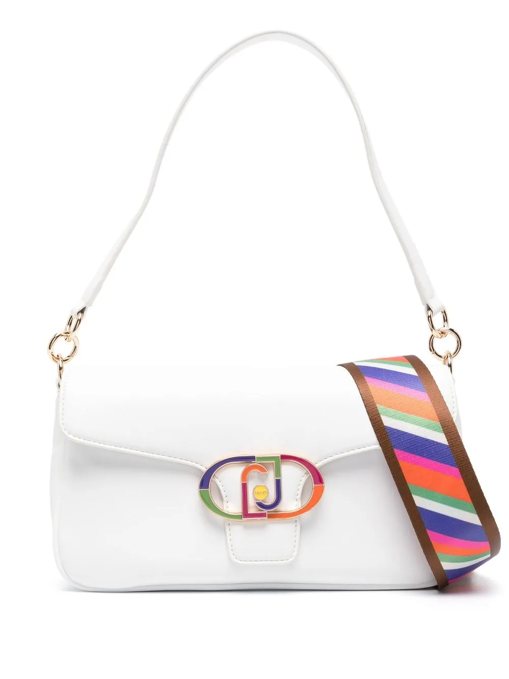 

LIU JO logo-detail crossbody bag - White